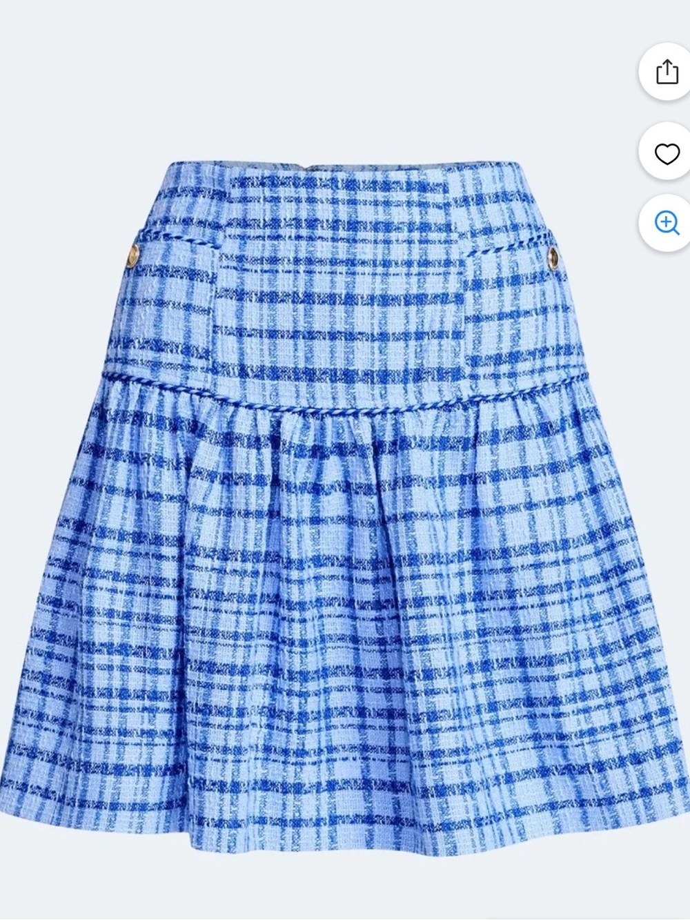 💙 NWT Free Assembly Drop Waist Mini Skirt – Size 6